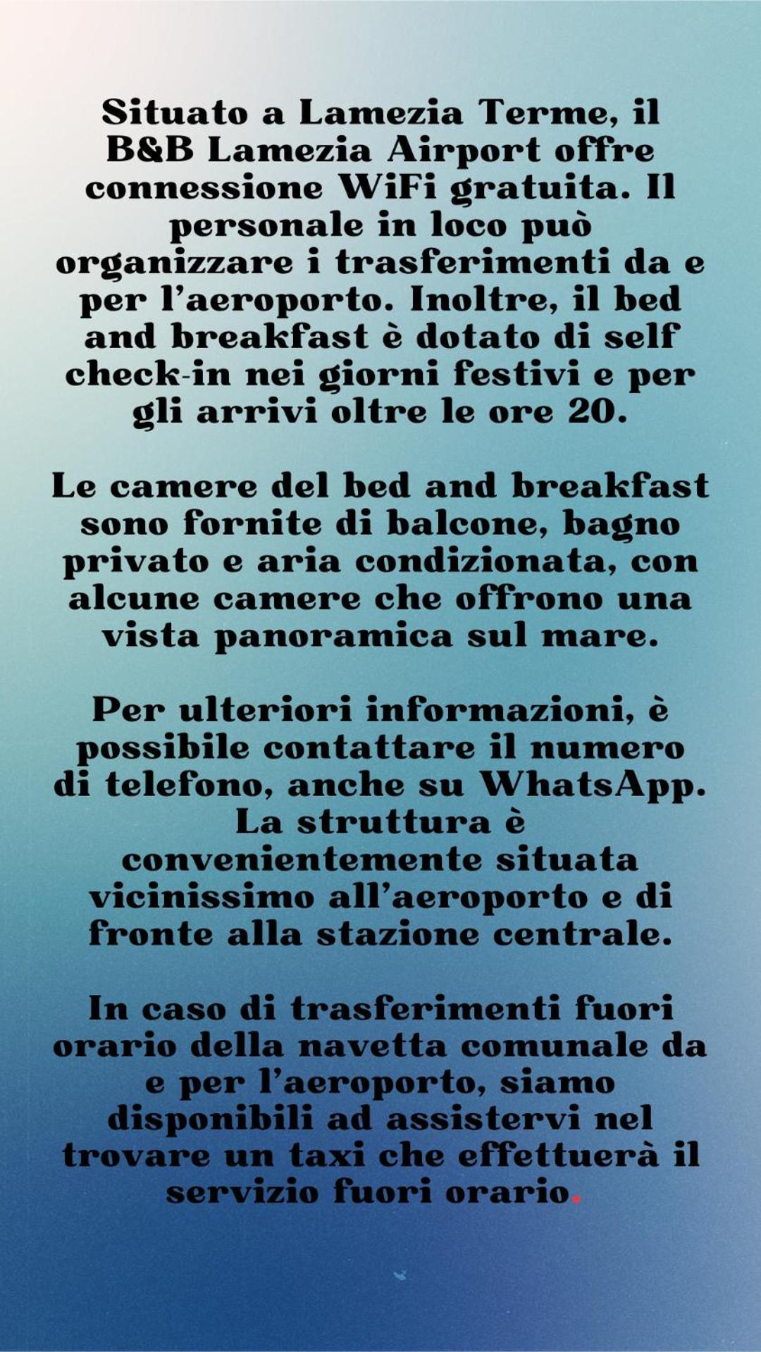 B&B Lamezia Airport Lamezia Terme Exteriör bild
